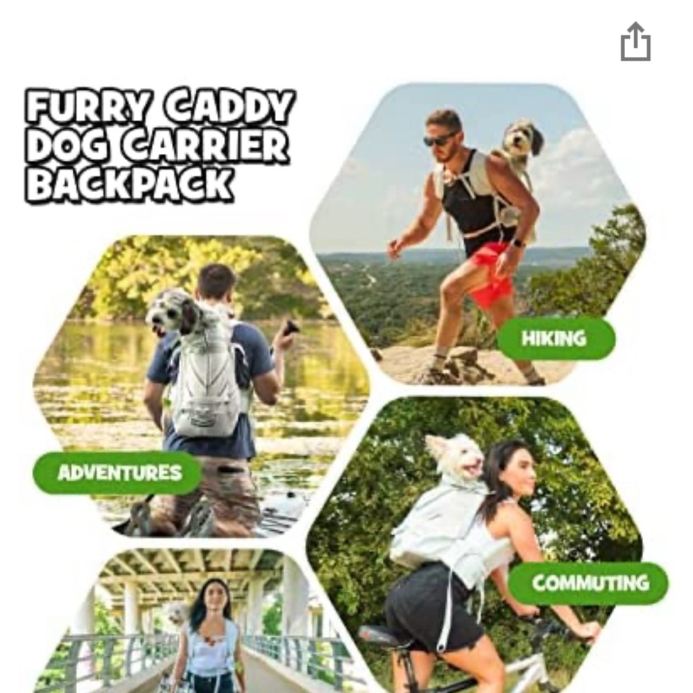 Dog Carrier Backpack – Perfect for Hiking, Travel & Small Dogs
